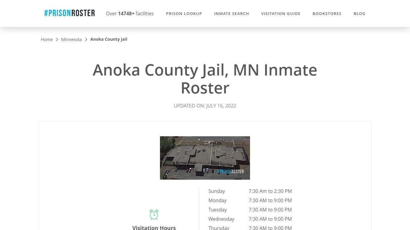 Anoka County Jail, MN Inmate Roster